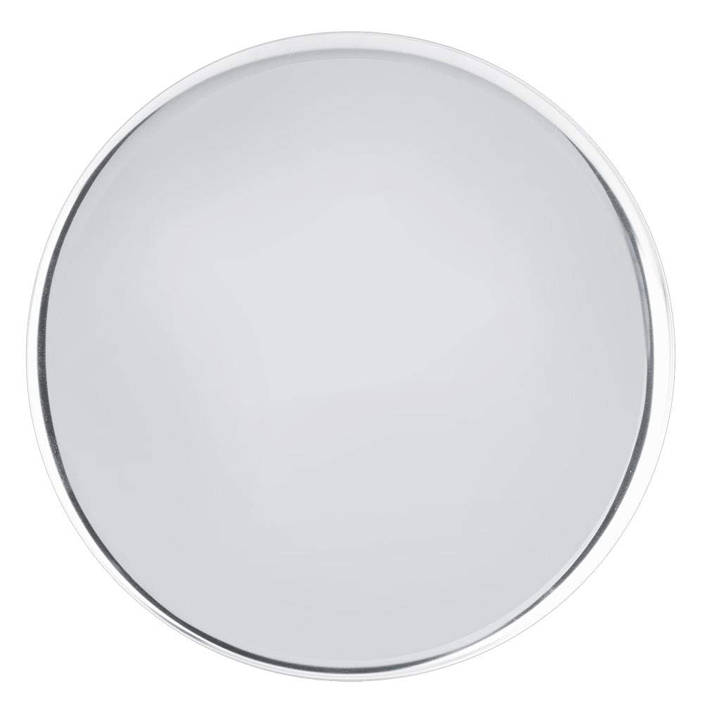 Stainless Steel Round Serving Tray 28cm - Large Silver Food Storage Holder for Fruits, Snacks, Tea | Perfect for Home, Restaurant, Hotel & Party Serving