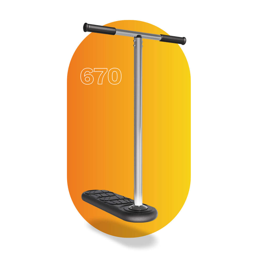 Indo 670 Tramp Scooter - Black | High-Performance Freestyle Scooter for Kids & Adults | Perfect for Street Tricks, Park Riding & Commuting