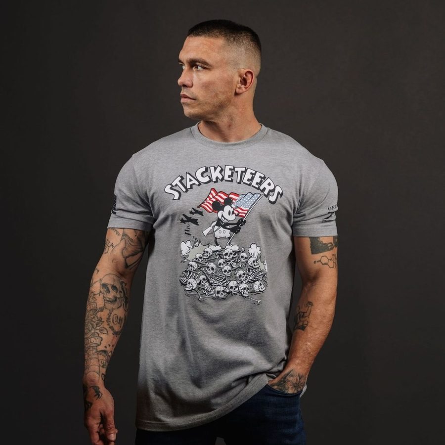 Stacketeers Premium Cotton T-Shirt for Men & Women - Dark Heather Gray | Comfortable Casual Wear for Everyday Outfits & Street Style