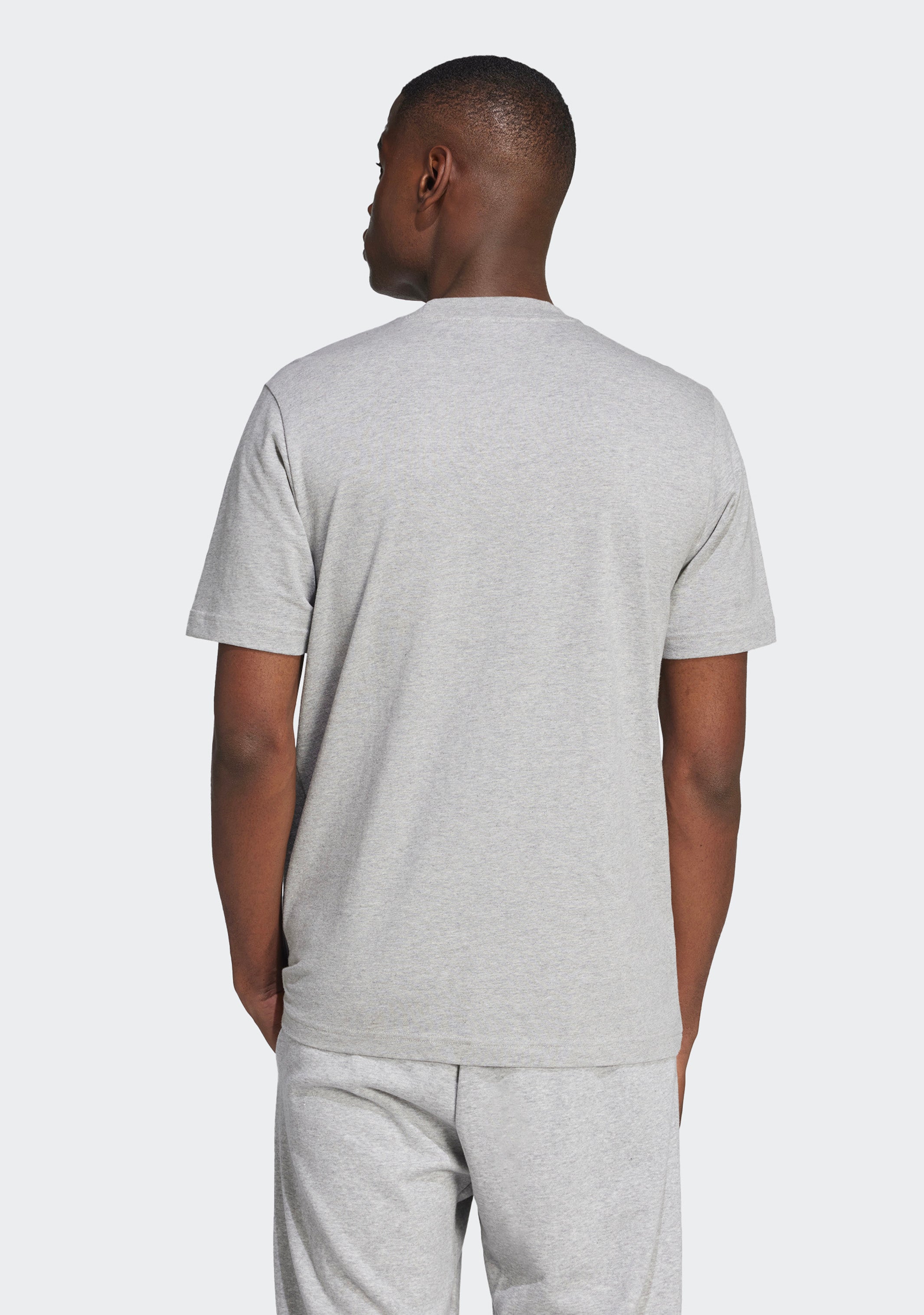 Adidas Men's Essentials Big Logo T-Shirt - Comfortable Cotton Crewneck Tee for Casual Wear, Gym & Everyday Outfits