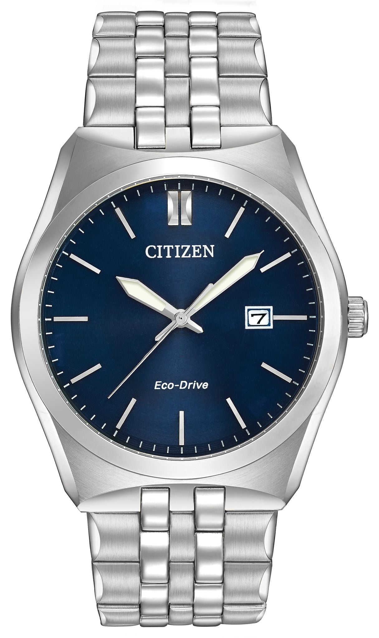 Premium Citizen Corso Men's Stainless Steel Watch with Blue Dial - Stylish Dress Watch for Business, Formal Events & Everyday Wear