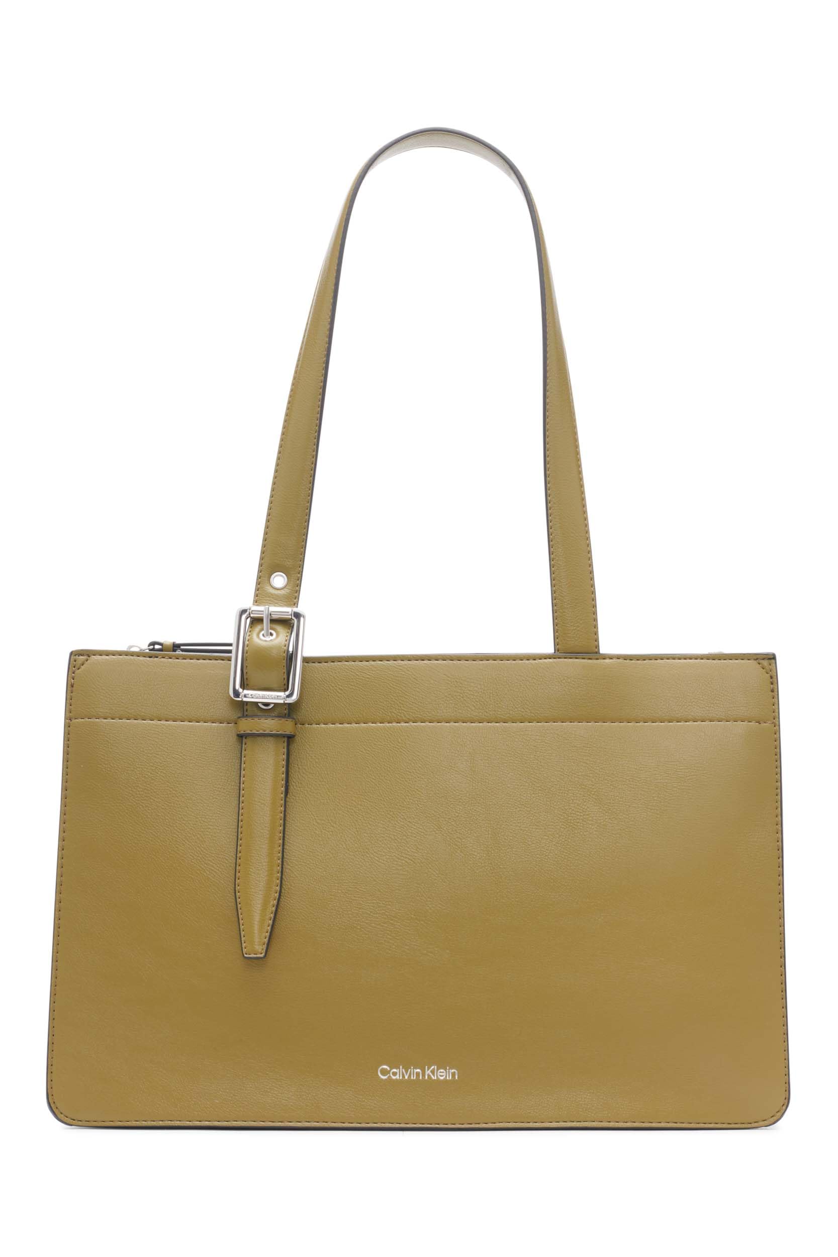 Calvin Klein Havana Novelty Organizational Tote Bag for Women - Stylish Large Capacity Work, Travel & Gym Tote with Multiple Pockets - Perfect for Office, Commuting & Weekend Getaways