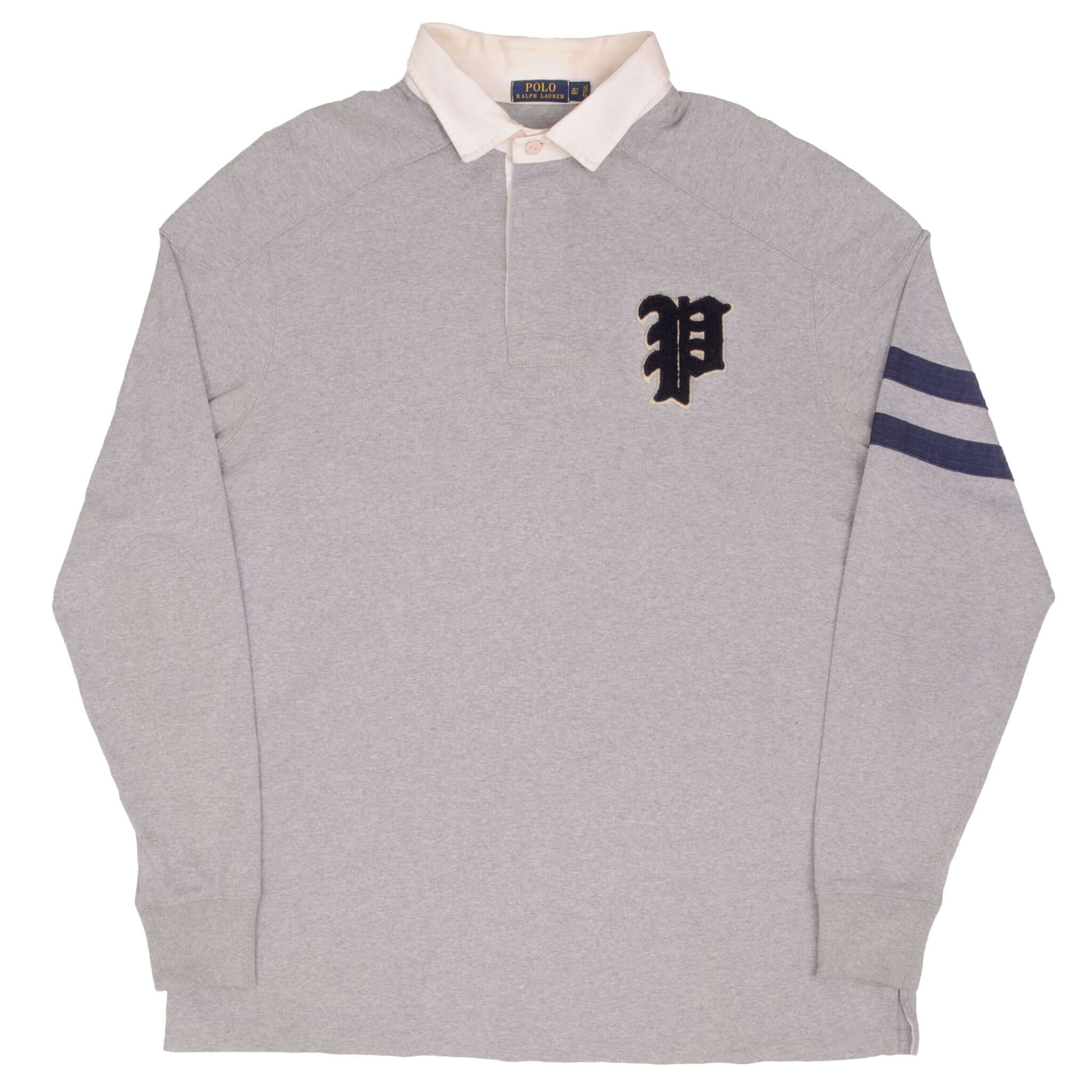 Polo Ralph Lauren P67 Grey Rugby Polo Shirt for Men - Size XL Tall - Classic Casual & Athletic Wear for Golf, Work & Everyday Style