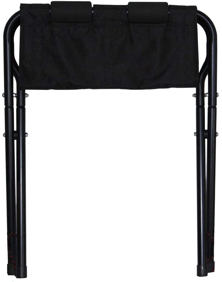 Foldable Kayak Stand - Portable Kayak Storage Rack for Ground Storage | Heavy Duty Boat Stand with Black Fabric Cover | Perfect for Garage, Backyard & RV Storage | Easy Assembly & Space Saving Design