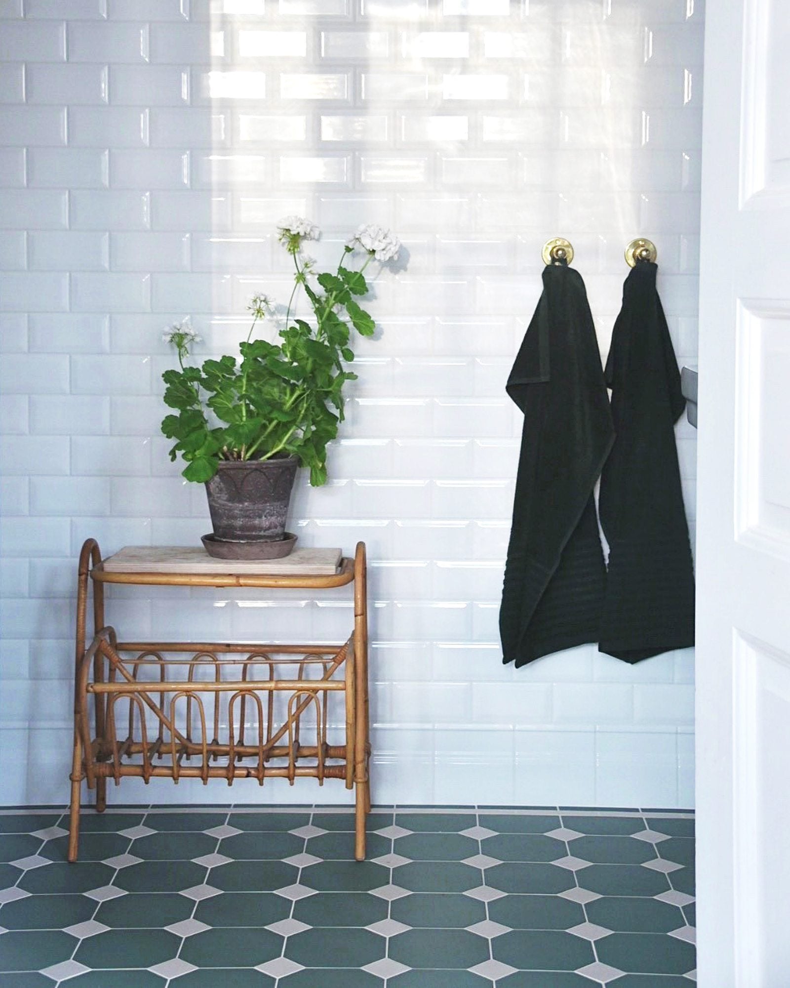 Winckelmans Granitklinker White 5x15 cm Rectangular Brick Tiles - Perfect for Kitchen Backsplash, Bathroom Walls & Fireplace Surrounds