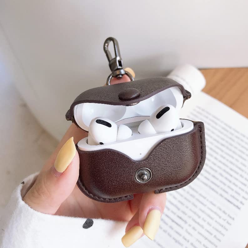 AirPods Pro Leather Case (Coffee) - Stylish Protection for Daily Use