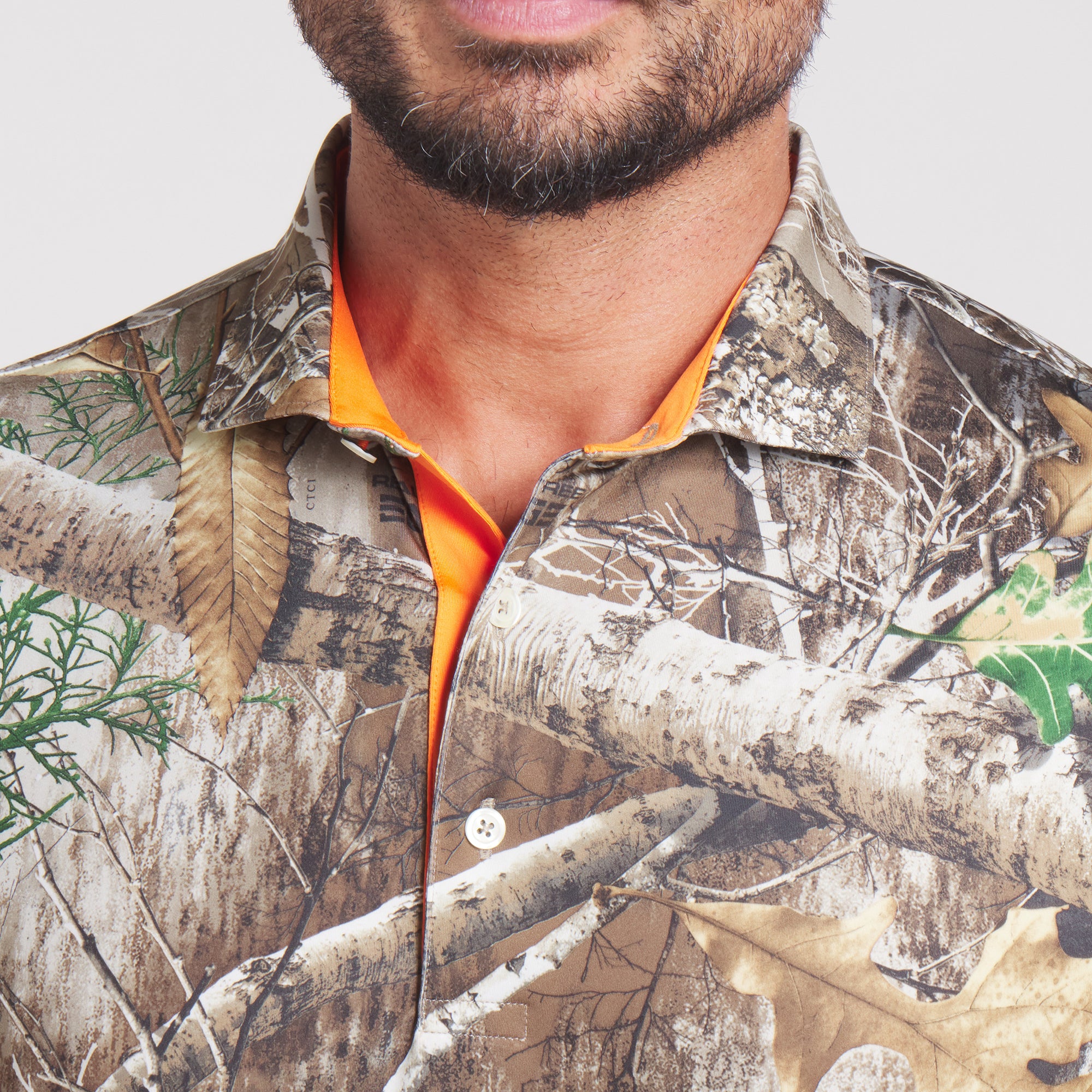 Realtree® Camo Golf Polo Shirt for Men - Comfortable & Stylish Hunting & Outdoor Performance Wear - Perfect for Golf, Hunting, and Outdoor Adventures