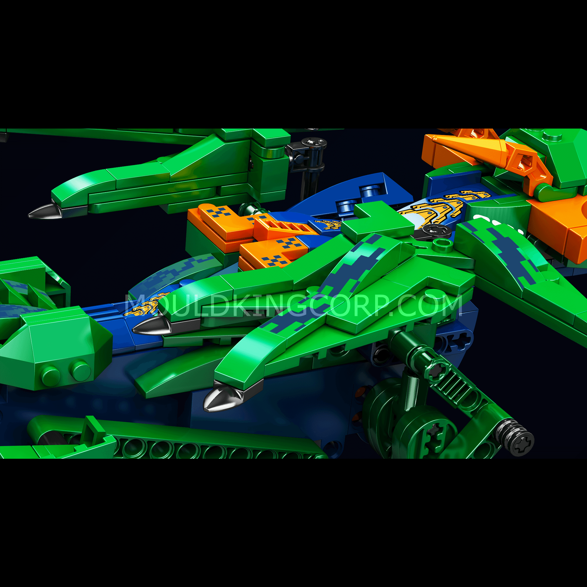 MOULD KING 13149 Remote Control Forest Guardian Dragon STEM Building Toy Set - 433 PCS Educational Construction Blocks for Kids, Teens & Adults | Creative Play, Birthday Gift & Home Decoration