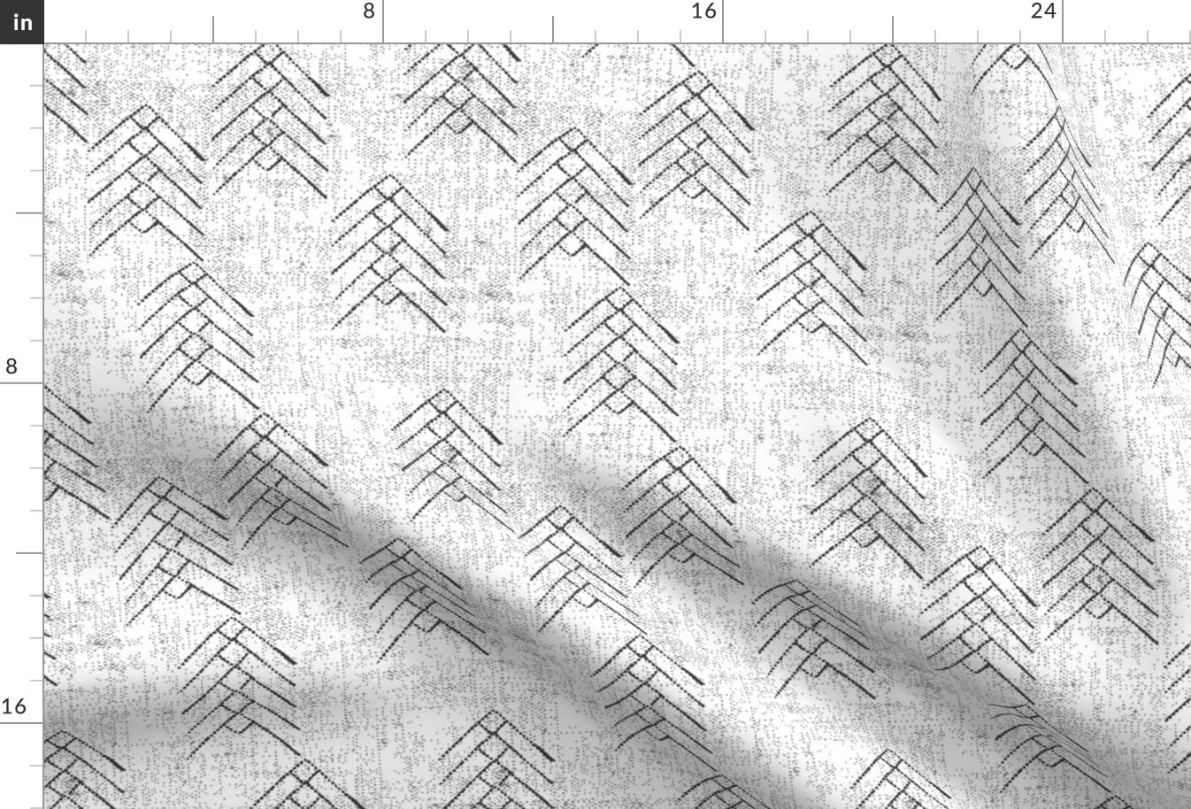 Arrow Black White Printed Minky Fabric Fat Quarter by Spoonflower - Soft Plush Material for Sewing Baby Blankets, Quilt Backing & DIY Projects - Perfect for Nursery Decor, Gift Making & Crafting