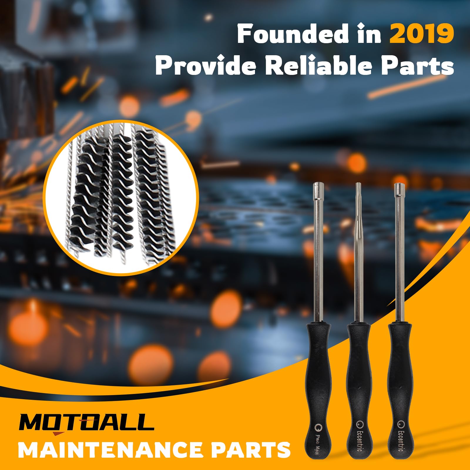 MOTOALL Carburetor Adjustment Tool Kit - 12 Pack for 2-Cycle Small Engines - Compatible with Poulan, Husqvarna, STIHL, ECHO Trimmers, Weed Eaters & Chainsaws - Perfect for Lawn Maintenance, Landscaping & Forestry Work