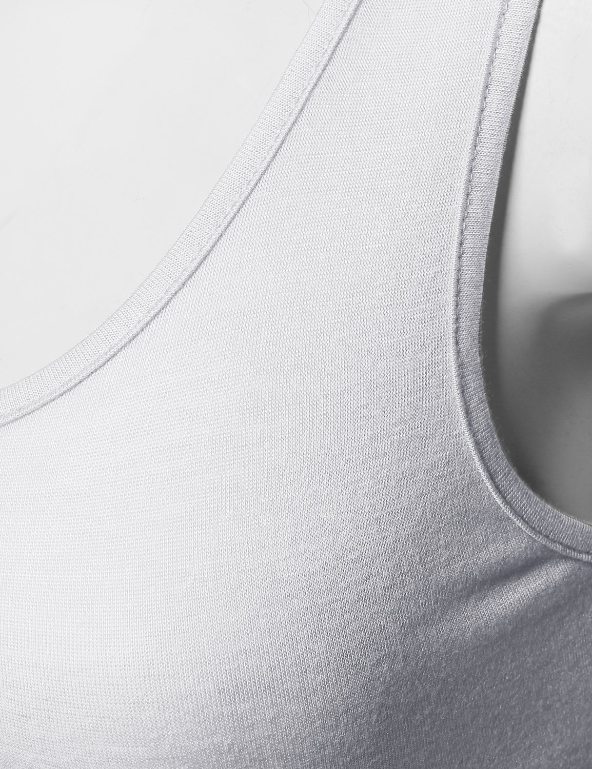 Emma Women's Junior Sleeveless Crop Tank Top - Soft Basic Solid Tee for Casual Wear, Summer Outfits, Layering & Gym Fashion