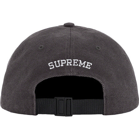 Supreme Classic Logo 6-Panel Black Snapback Hat - Streetwear Fashion for Men & Women - Perfect for Urban Style, Hip-Hop Outfits and Casual Wear