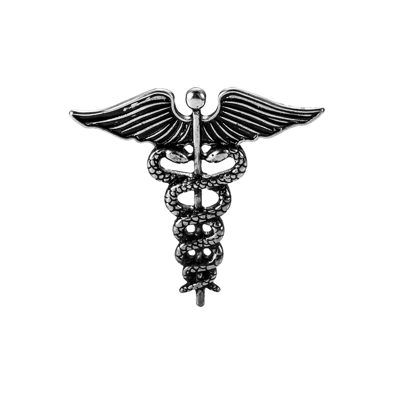 Vintage Caduceus Nurse & Doctor Brooch Pin - Medical Graduation Gift for Students - Perfect for White Coat Ceremonies, Nursing Pinning, and Healthcare Appreciation Events