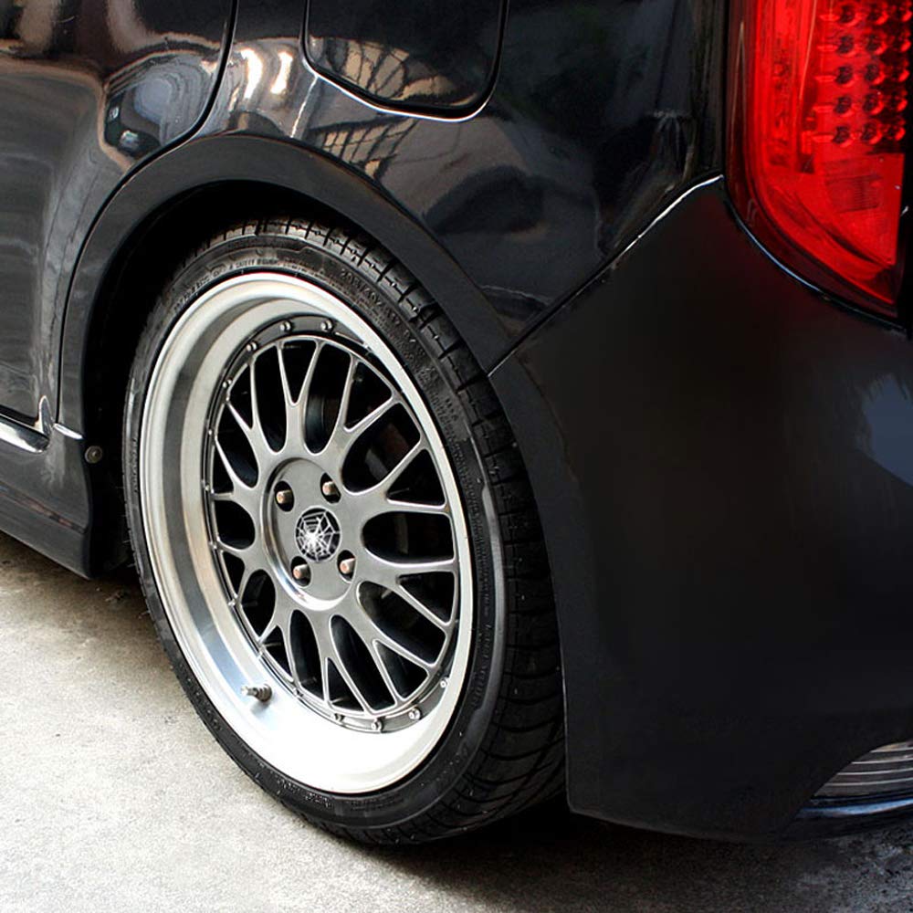 4Pcs Spider Car Wheel Cap Stickers - 58mm Hub Decals for Stylish Ride
