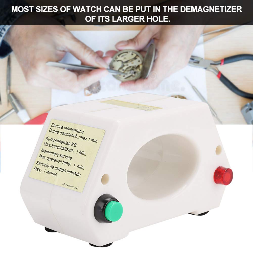 Professional Lightweight Mechanical Watch Demagnetizer Tool for Watch Repair & Time Adjustment - Essential for Watchmakers & Repair Workers | Perfect for Home & Professional Watch Repair Shops (US)