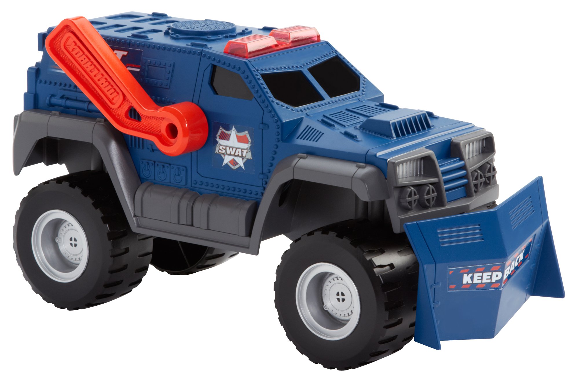 Matchbox Power Shift Police Truck Toy - Die-Cast Metal Car with Lights & Sounds for Kids - Great for Pretend Play & Collectibles
