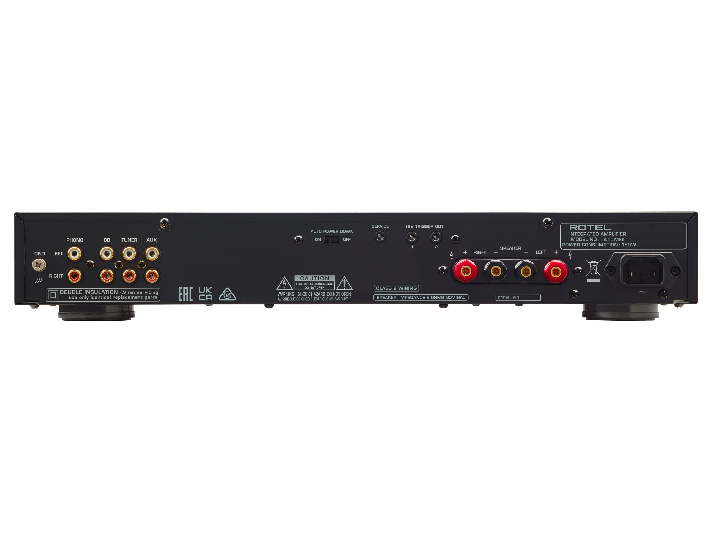 Rotel A10 Mkii Stereo Integrated Amplifier - High-Fidelity Audio for Home Theater & Music Listening
