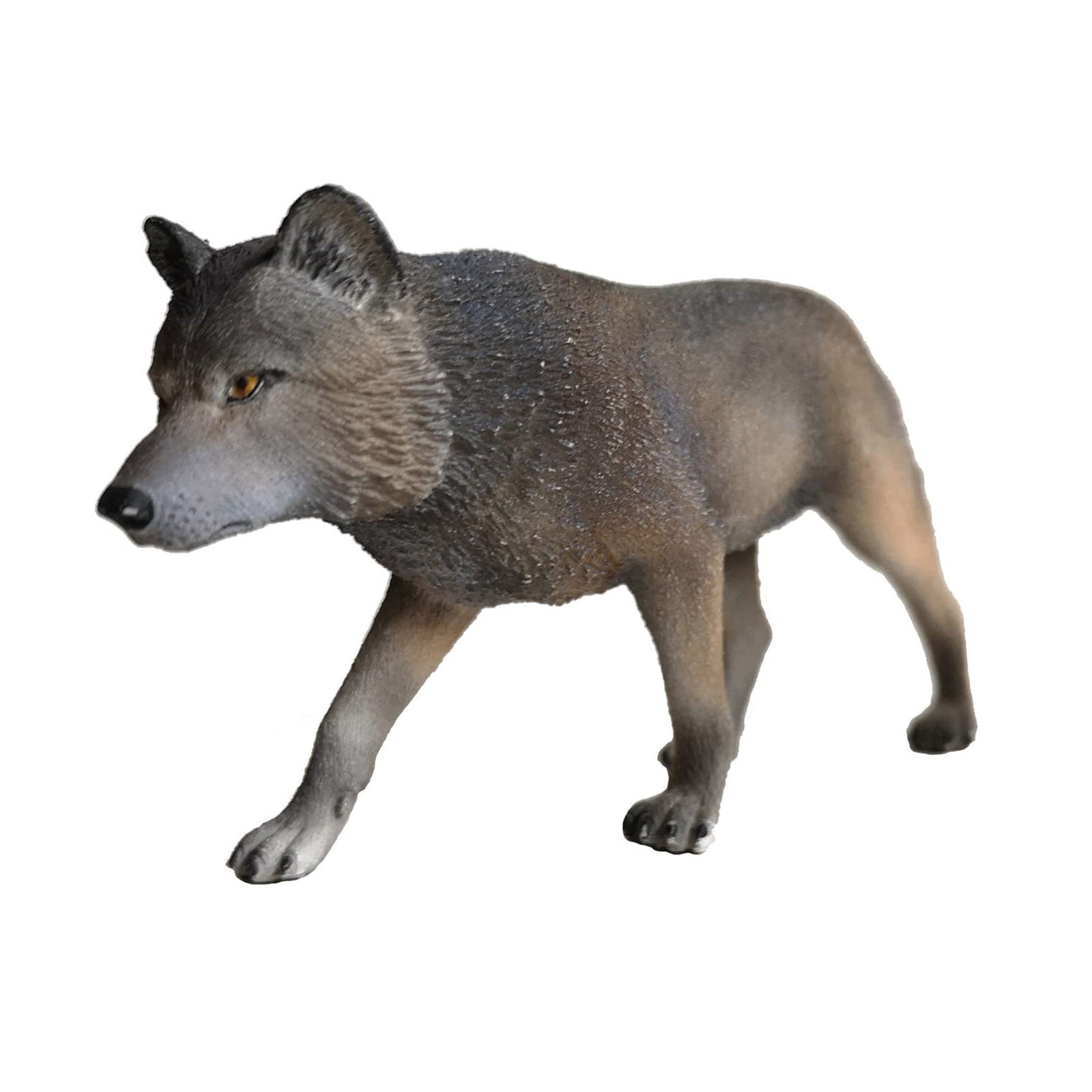 Bullyland Grey Wolf Animal Figure 63460 - Realistic Wolf Toy for Collectors & Kids - Perfect for Educational Play, Nature Displays & Wildlife Enthusiasts