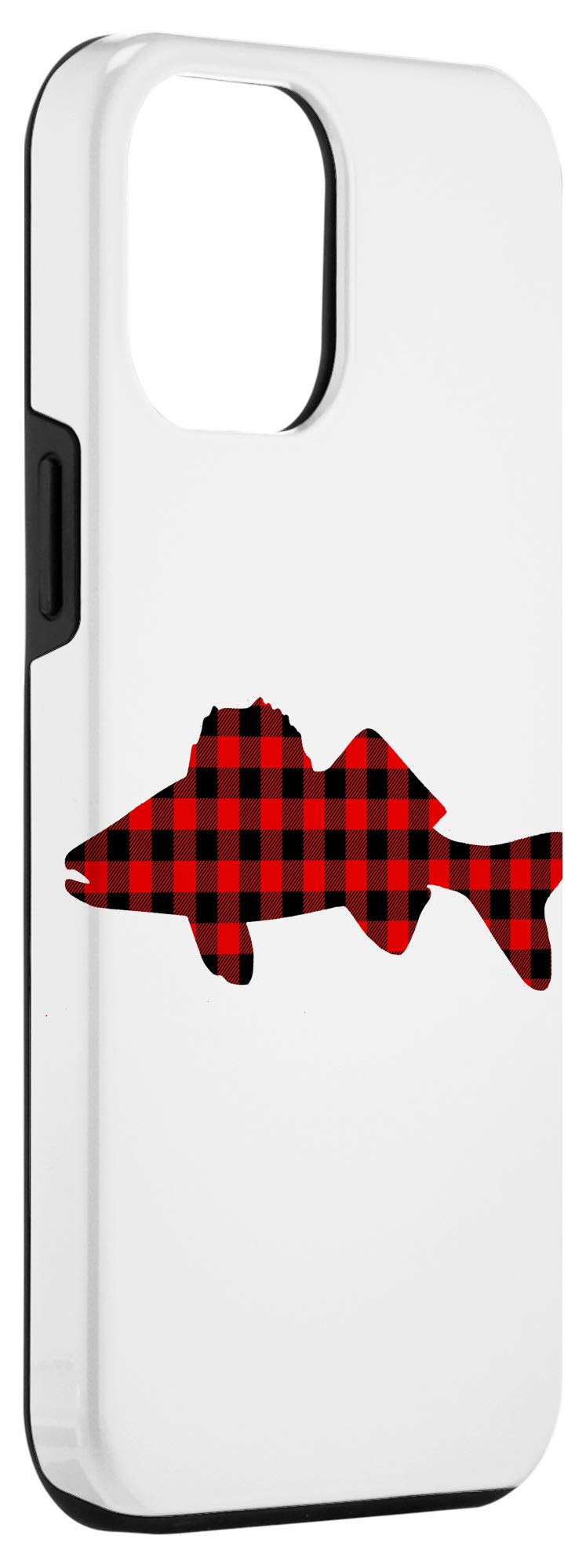 iPhone 12 Pro Max Case - Premium Walleye Buffalo Plaid Design | Shockproof & Scratch Resistant | Perfect for Outdoor Adventures & Daily Use