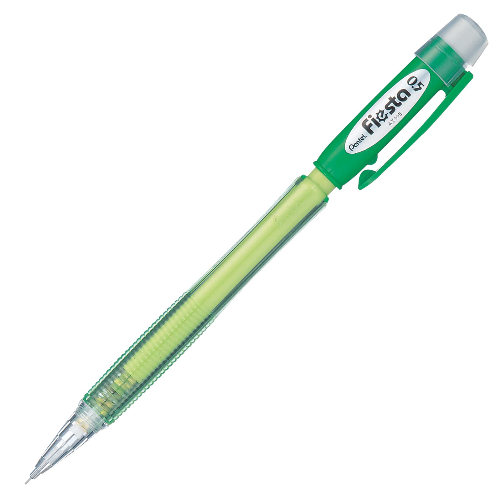 Pentel Fiesta 0.5mm HB Automatic Pencils - 12 Pack Mechanical Pencils for School, Office & Art Drawing - Smooth Writing Drafting Pencils with Eraser (AX105-DO)