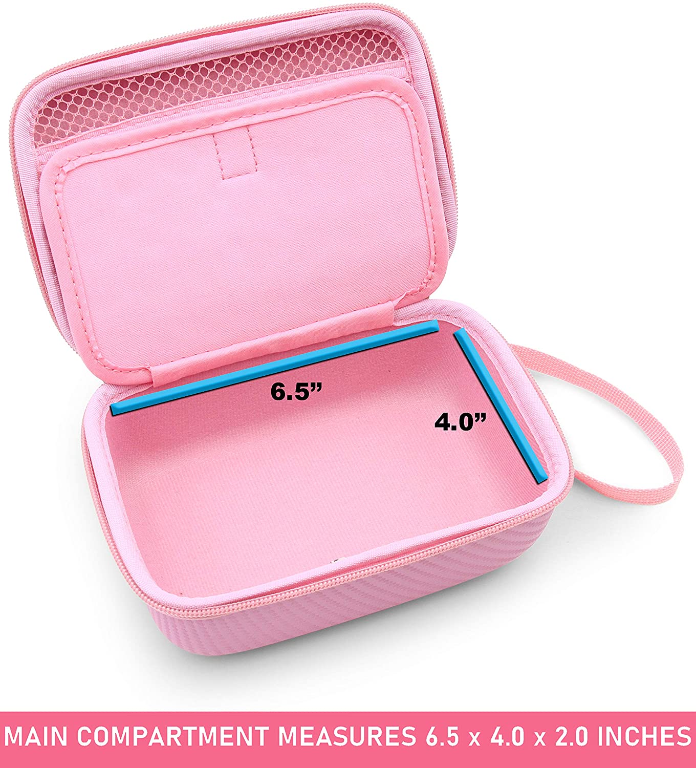 CASEMATIX Print Camera Case for Kidizoom Print Cam - Compatible with Paper Refill Accessories - Portable Carry Case for Instant Camera - Perfect for Kids' Travel, Birthday Gifts & Photo Printing Fun