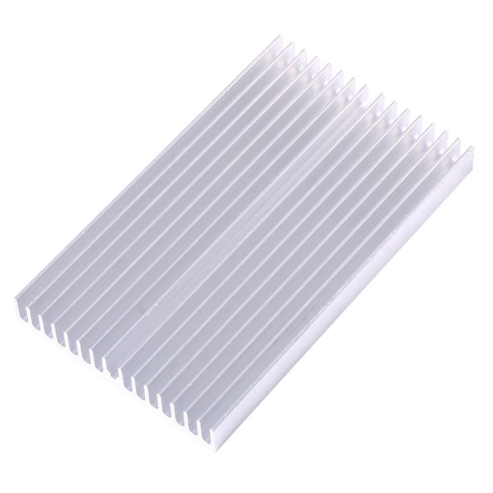 Argentate Aluminum Heatsink Cooler - High-Performance Thermoelectric Grille Design for IC, LED, Power Transistors, CPUs, Power Amplifiers, and Motherboards - Ideal for Electronics Cooling and Thermal Management
