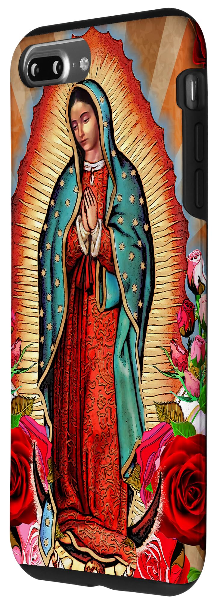 iPhone 7 Plus/8 Plus Our Lady of Guadalupe Catholic Virgin Mary Case - Durable Protection for Devotional Use at Church or Daily Life
