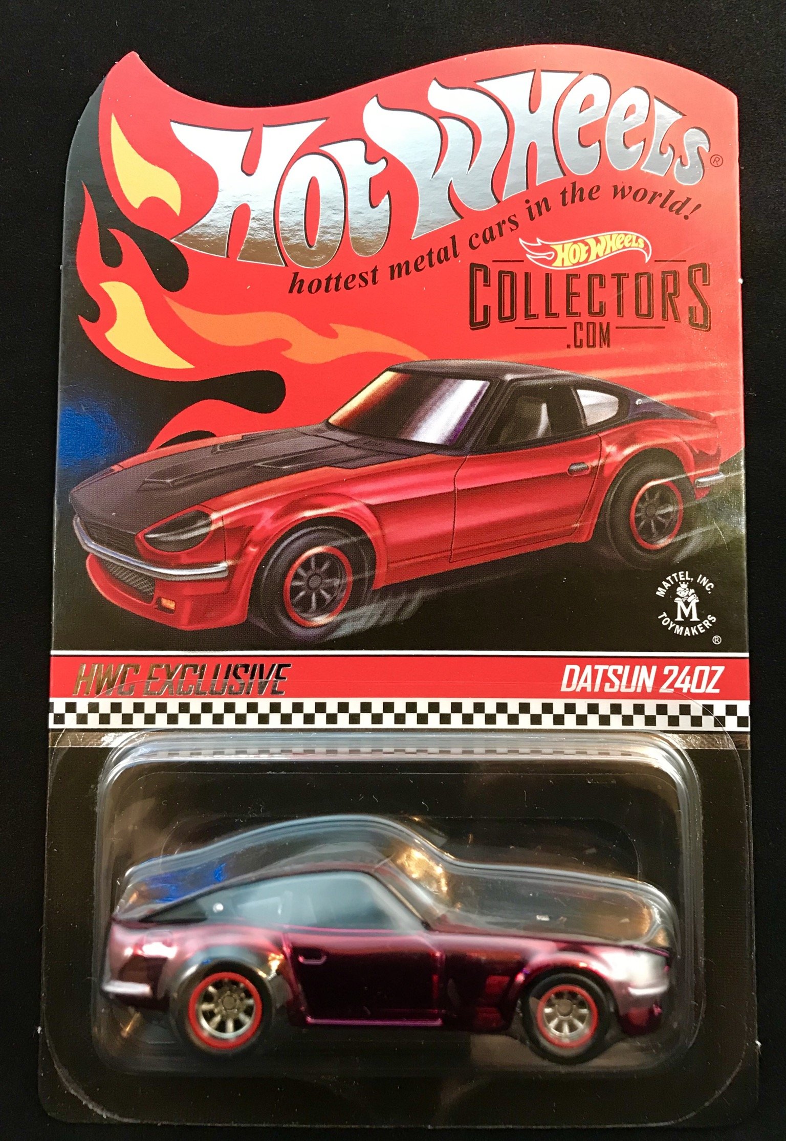 Hot Wheels Datsun 240Z Red Limited Edition 1/64 Scale Die-Cast Model Car - Rare Collectible for Adults & Enthusiasts | Perfect for Display, Gifts, and Racing Collections