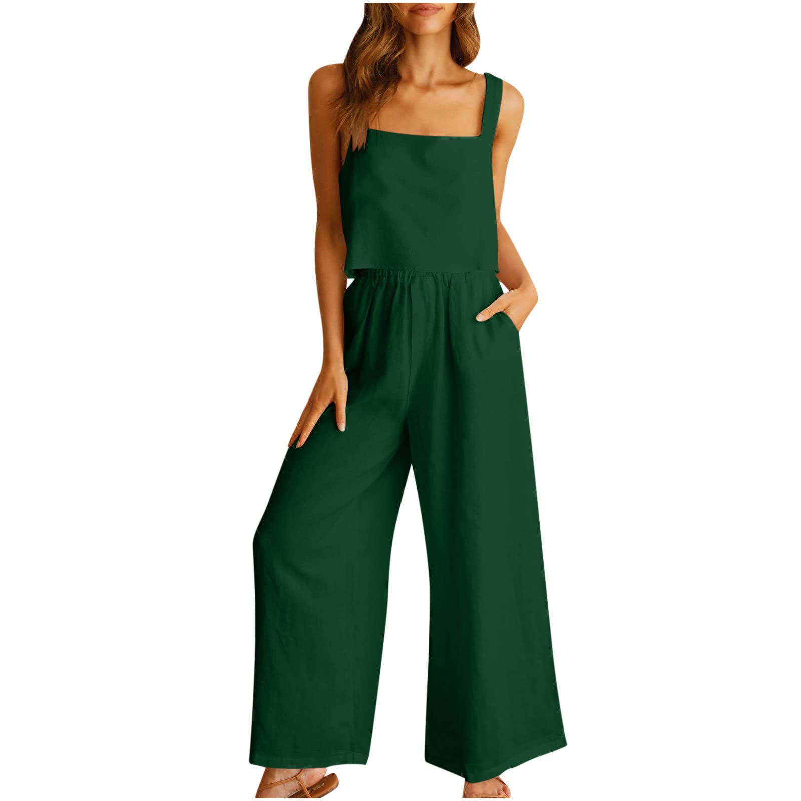 **Oelaio Women's Green Sweatsuit 2-Piece Set - Plus Size Tracksuit for Fall & Winter, Long Sleeve Jogging Outfit, Holiday Casual Wear 2024 | Gym, Lounge, Running, Travel**