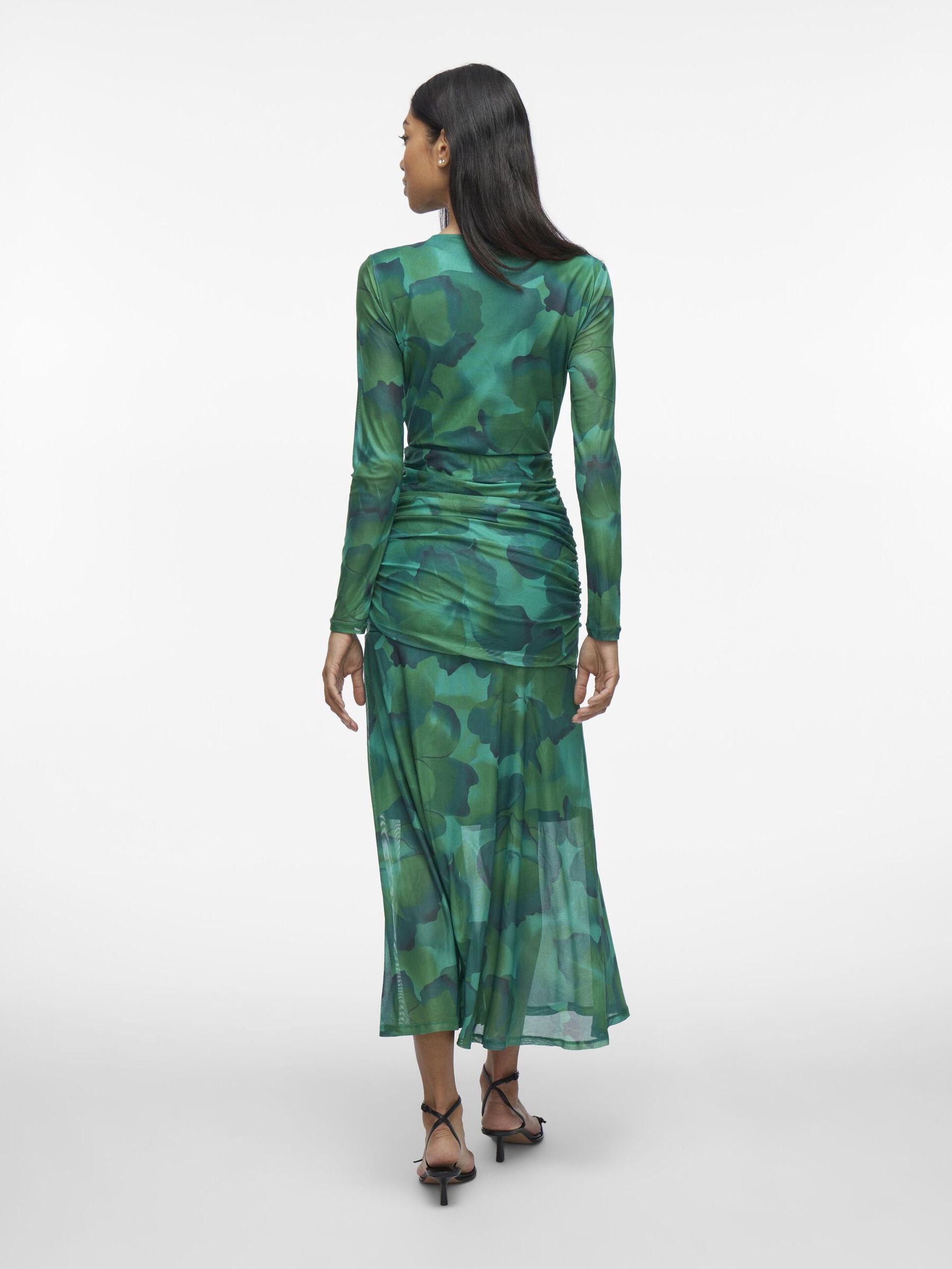 Leena Maxi Dress for Women - Elegant Long Flowy Summer Dress in Ultramarine Green - Perfect for Beach Vacations, Date Nights & Outdoor Parties