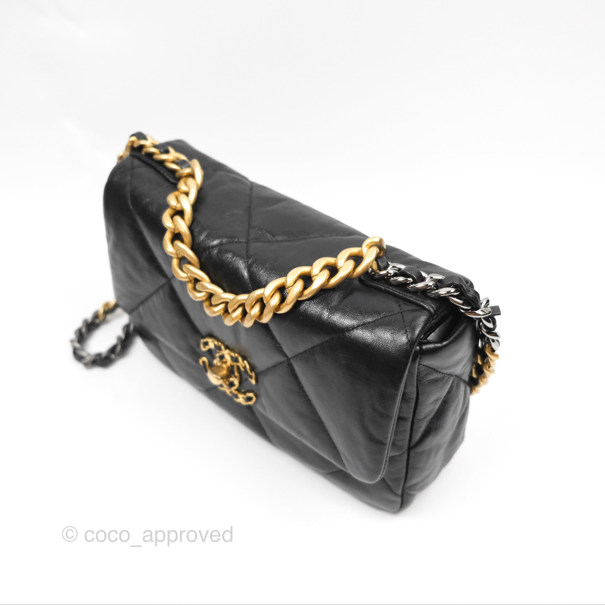 Chanel 19 Small Handbag Black Mixed Hardware - Luxury Designer Crossbody Bag for Women, Perfect for Date Night & Evening Events