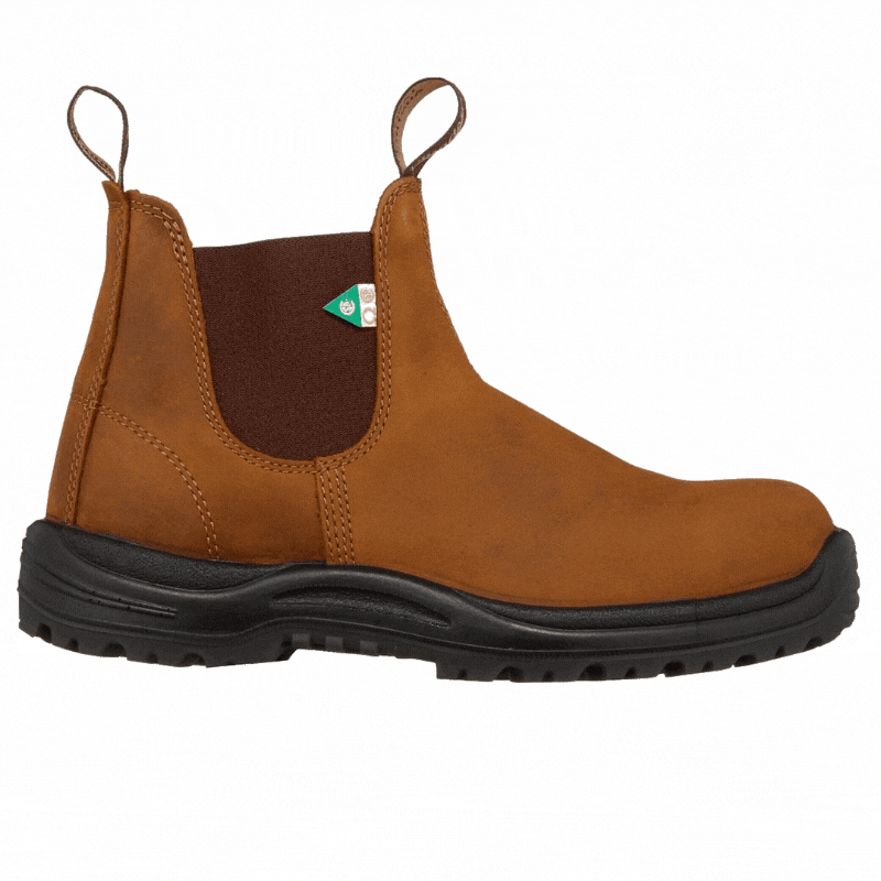 Unisex 164 Work & Safety Crazy Horse Leather Boots - Durable & Comfortable for Construction, Hiking & Outdoor Work