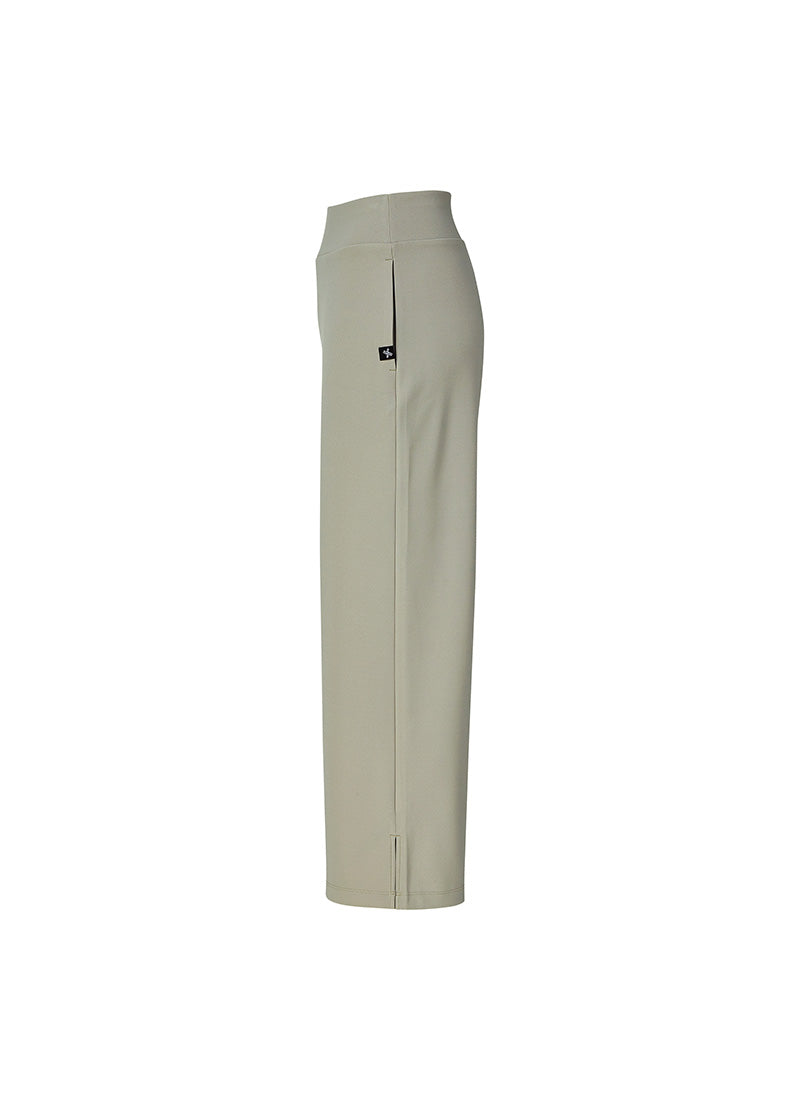 Free Motion Slit Wide Leg Pants for Women - Stretchy High Waist Palazzo Trousers for Yoga, Lounge & Casual Wear