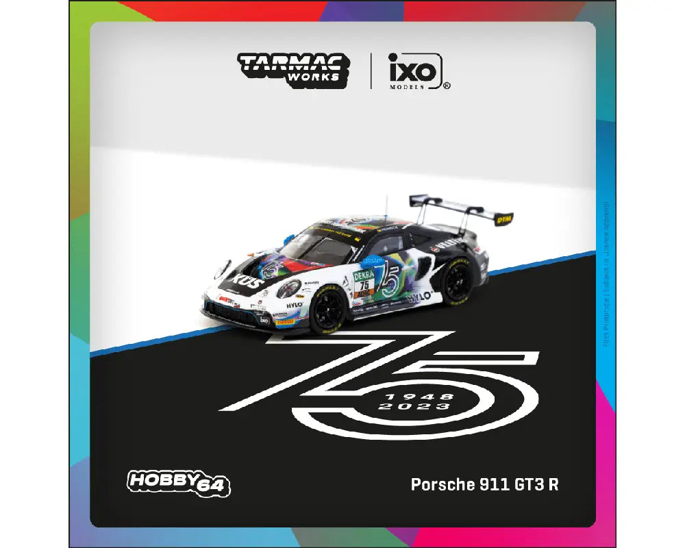 PREORDER Tarmac Works 1:64 Scale Porsche 911 GT3 R DTM 2023 Ayhancan Güven Edition Diecast Model Car - Collectible Racing Vehicle for Display & Hobby Enthusiasts