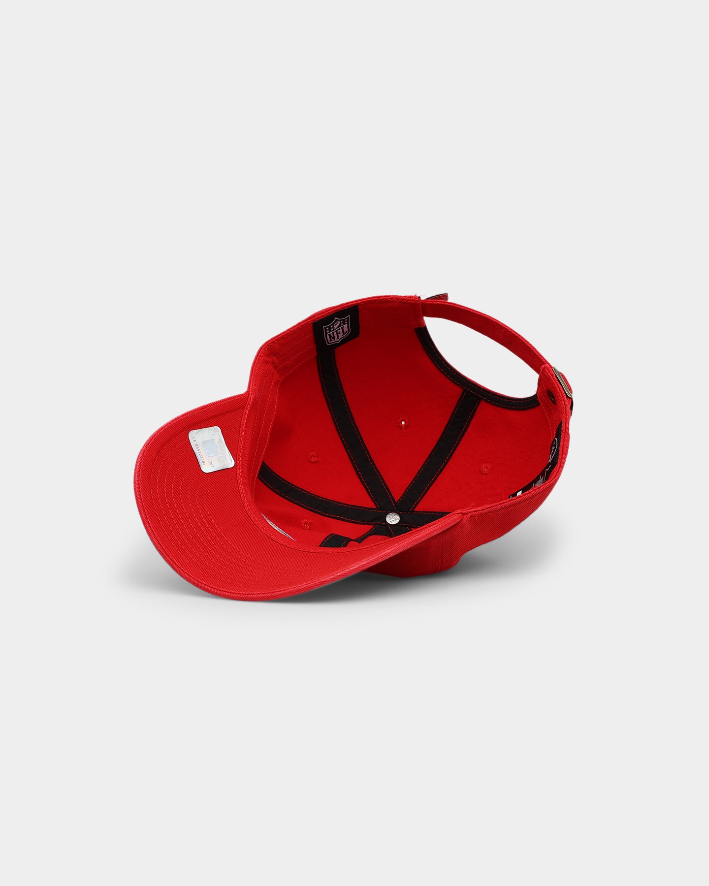 47 Brand Kids' San Francisco 49ers 47 Clean Up Strapback Red Adjustable Baseball Cap - Perfect for Game Day, School & Outdoor Activities