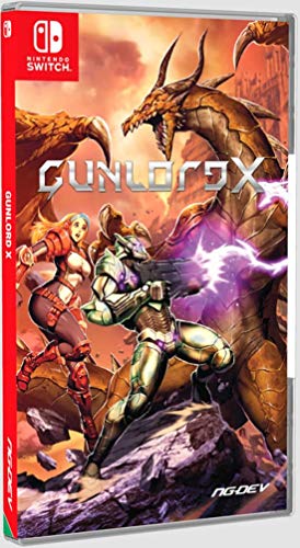 Gunlord X - Action Platformer Game for Nintendo Switch | Retro-Style Shooter with Intense Boss Battles | Perfect for Hardcore Gamers & Nostalgic Fans