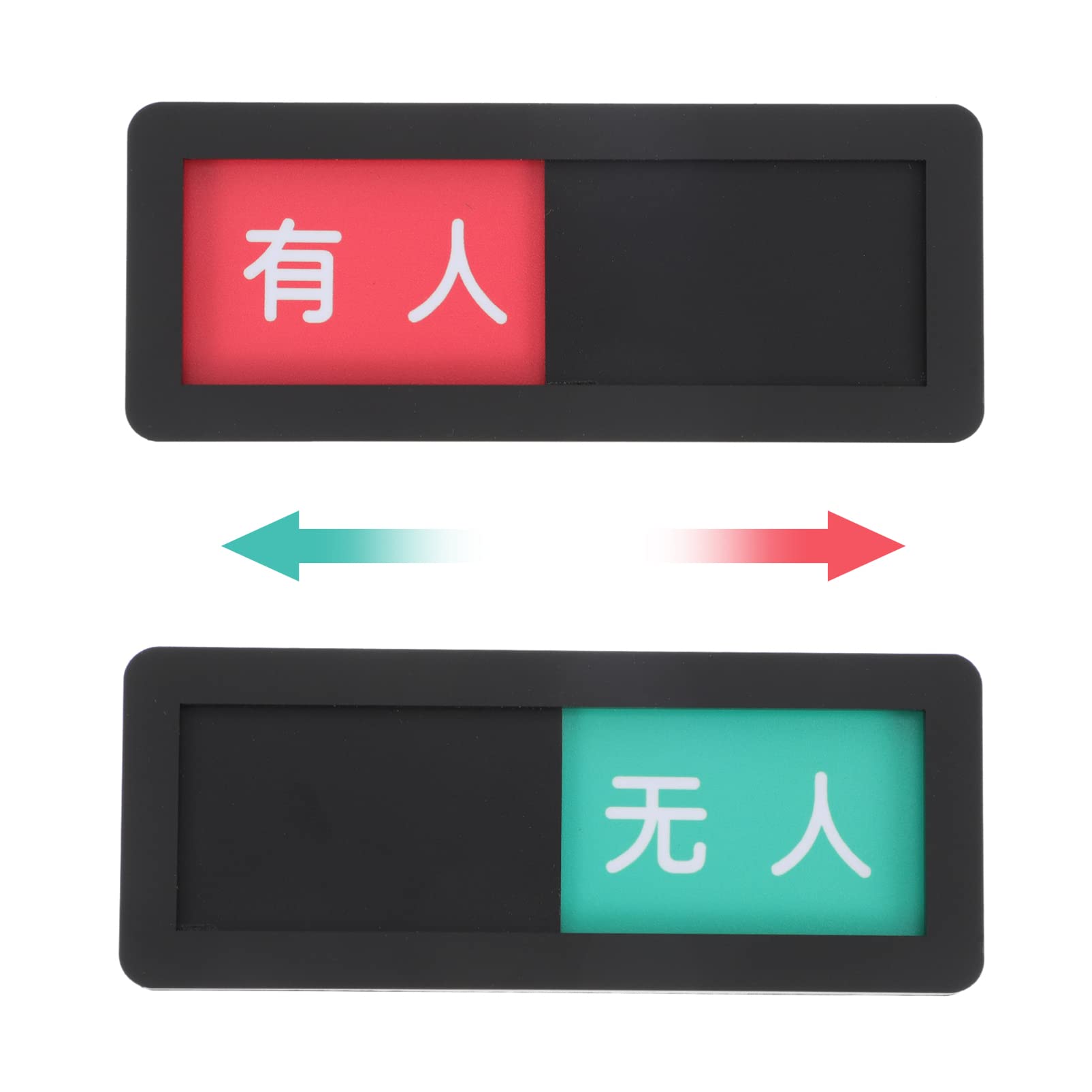 Office Vacant Privacy Signboard - Vacant/Occupied Slider Door Sign for Restrooms & Meeting Rooms - Durable & Reversible Privacy Indicator for Business & Public Spaces