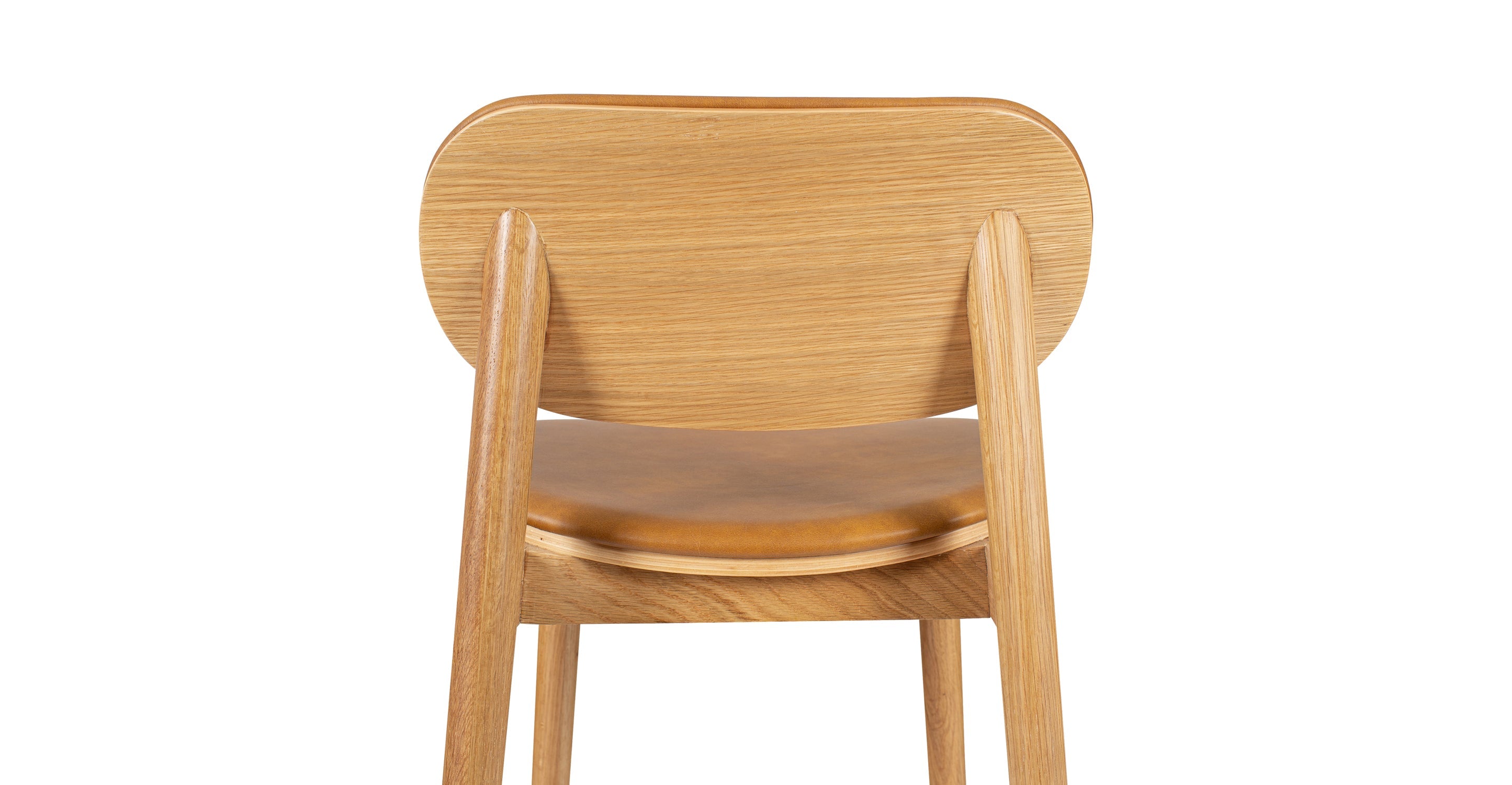 Bonato Leather Counter Stool - Modern Bar Stool with Cushioned Seat, Adjustable Height for Kitchen Island, Breakfast Bar & Home Decor