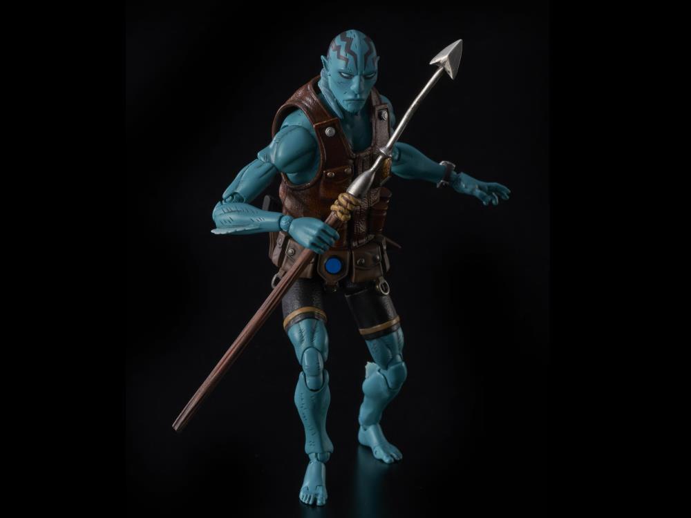 1000Toys Hellboy Abe Sapien 1/12 Scale Action Figure - Highly Articulated Collectible Toy for Display & Photography | Perfect for Comic Fans & Model Enthusiasts
