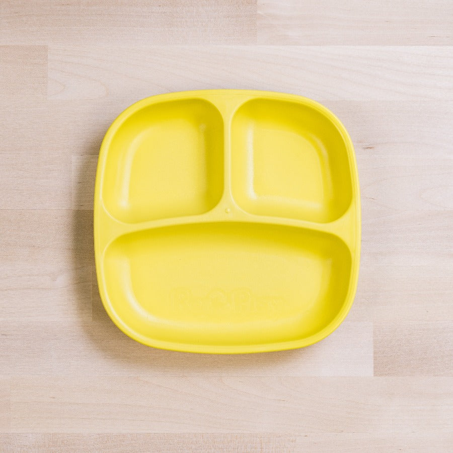 RePlay Divided Plate - BPA-Free Toddler Feeding Dish with Sections for Kids - Perfect for Mealtime, Snacks, and Portion Control at Home or On-the-Go
