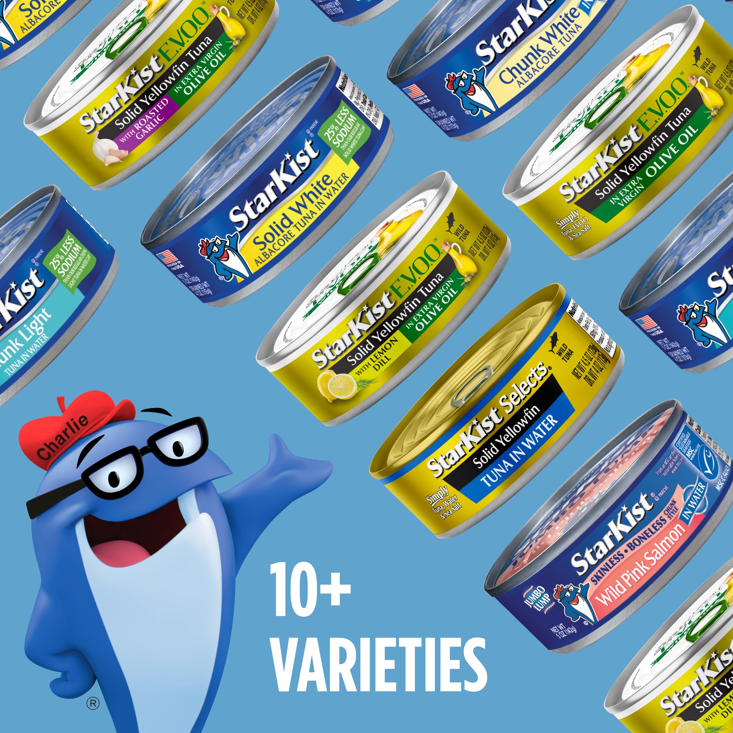 StarKist Solid White Albacore Tuna in Oil - 5 oz Can (Pack of 24) | Premium Canned Tuna for Salads, Sandwiches & Meal Prep | High Protein, Keto & Paleo Friendly