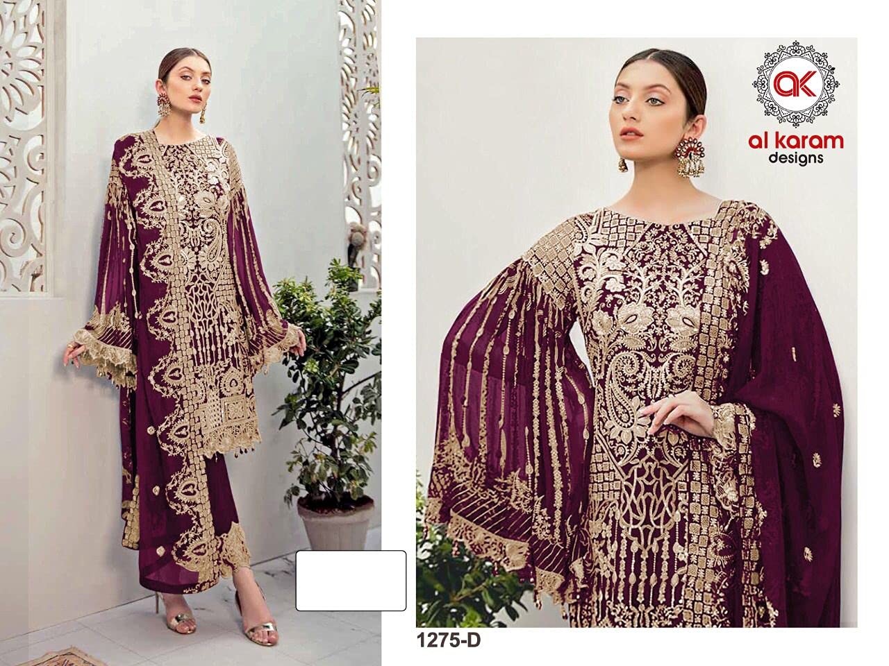 Stylish Indian Pakistani Designer Shalwar Kameez Pant & Dupatta Dresses for Women - Perfect for Weddings, Parties & Festive Occasions