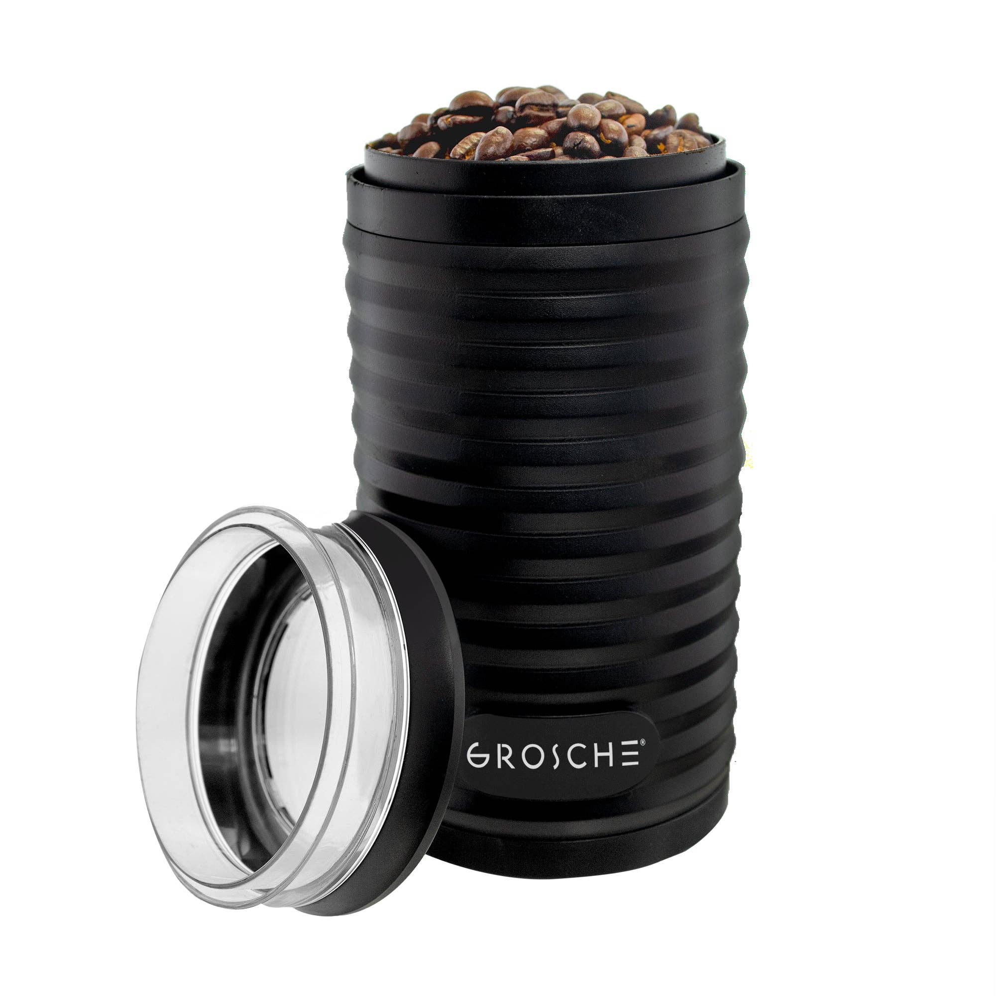 GROSCHE BREMEN Electric Coffee Grinder with Stainless Steel Blades - Perfect for Espresso, French Press & Cold Brew at Home or Office