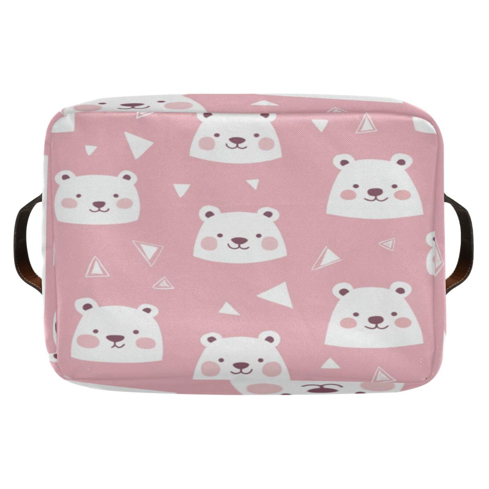 Large Fabric Storage Bins with Handles - Collapsible Organizer for Closet, Shelves & Home | Perfect for Clothes, Toys & Bedroom Storage