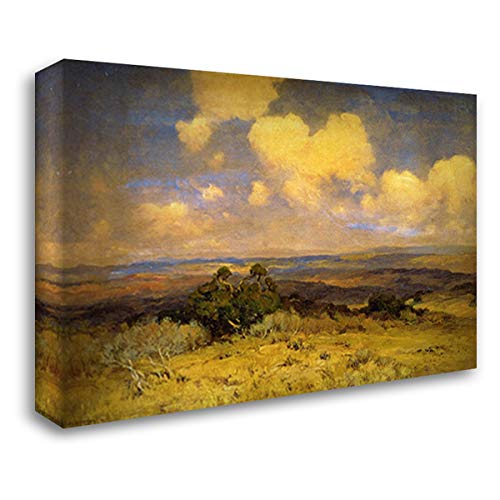 Robert Julian Onderdonk 24x18 Gallery Wrapped Canvas Art - Sunlight and Shadow Landscape Painting - Perfect for Living Room, Bedroom & Office Wall Decor
