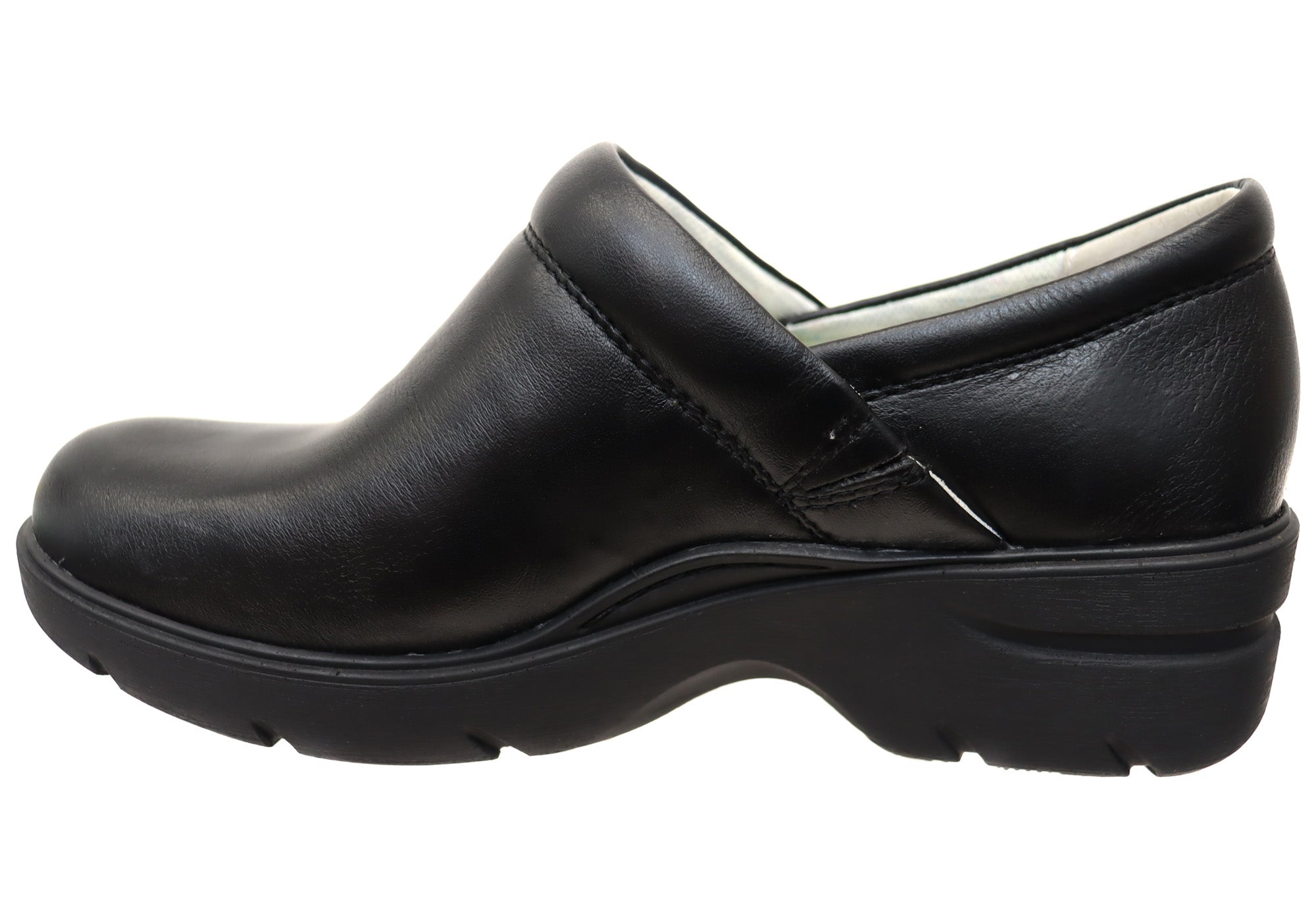 Align Indya Women's Slip-On Leather Shoes with Arch Support - Comfortable Walking Shoes for Work, Travel & Everyday Wear