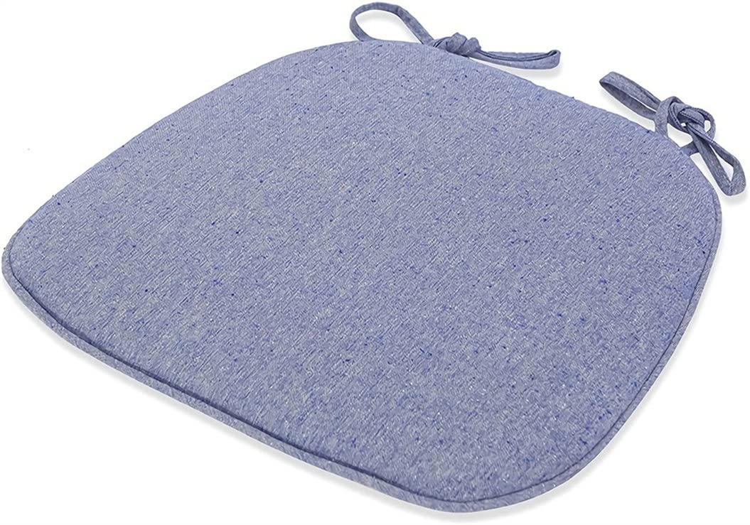 1/2/4 Pack Non-Slip U-Shaped Chair Cushions for Dining Chairs - Machine Washable Seat Pads for Indoor & Outdoor Use - Perfect for Kitchen, Patio, Office & Dining Room (Blue, Set of 1)