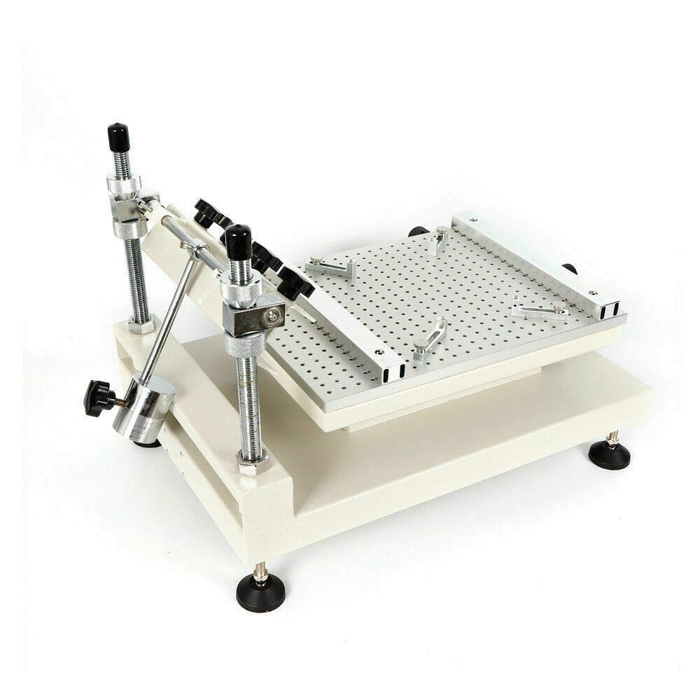 High Precision PCB Stencil Printer Machine 3040 - Adjustable Height SMT Solder Paste Printing Equipment with X/Y-Axis Knobs | Ideal for Electronics Assembly & PCB Prototyping