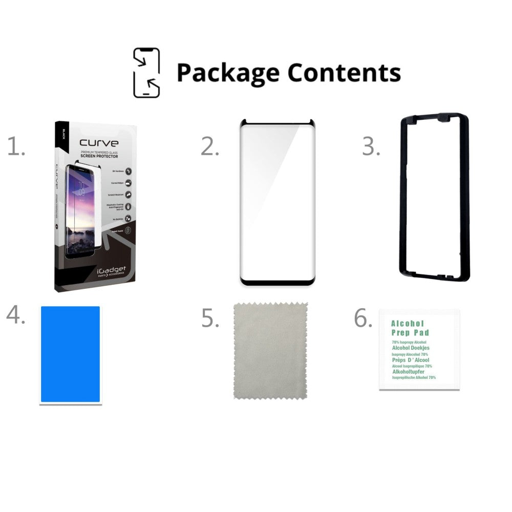 Samsung Galaxy S8 Plus Screen Protector - Case Friendly Tempered Glass with Full Coverage Adhesive - Perfect for Everyday Use, Travel, and Work Protection
