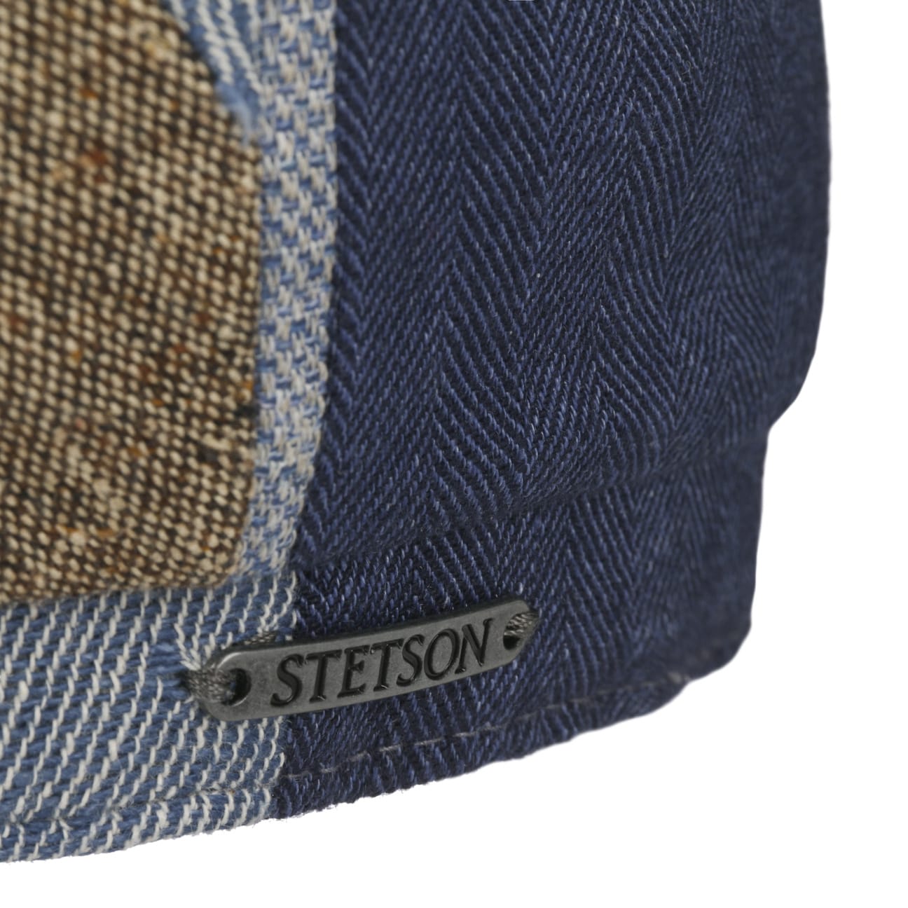 Stetson Hatteras Laughlin Flat Cap for Men - Classic Cotton Twill Ivy Hat with Brim - Perfect for Golf, Driving, and Casual Outfits
